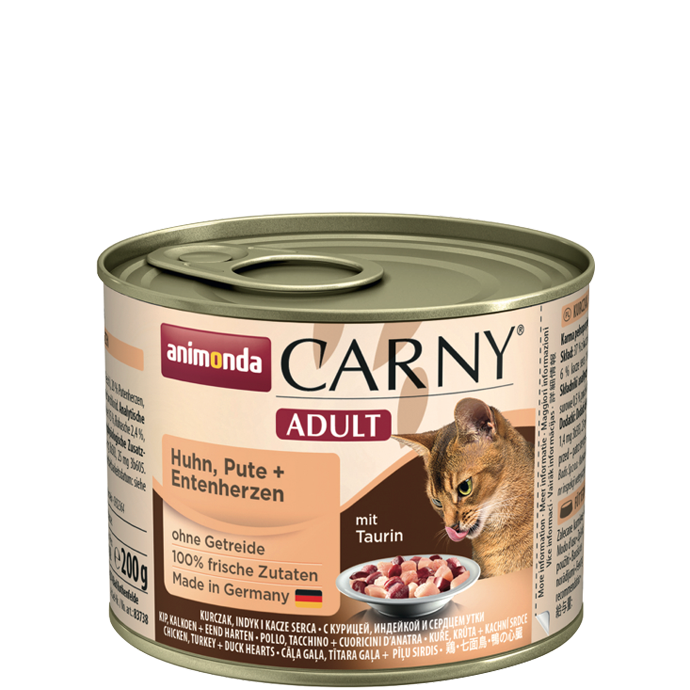 Animonda Carny indyk, kaczka, kurczak w galaretce adult 200 g