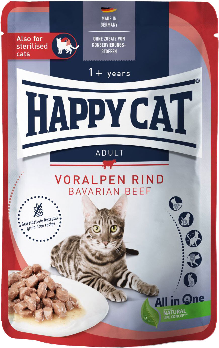 Happy Cat Culinary Sterilised Urinary wołowina w sosie adult 85 g