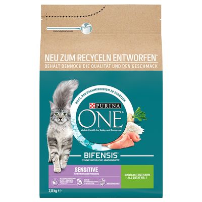 Purina ONE Sensitive indyk z ryżem adult 2,8 kg × 3