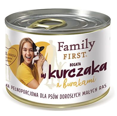 Family First kurczak adult małe rasy 200 g