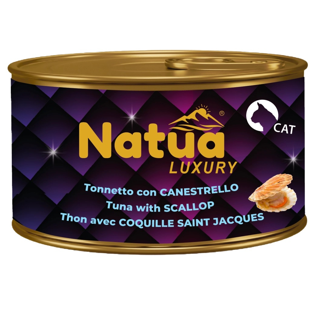 Natua Luxury przegrzebek, tuńczyk w galaretce adult 85 g