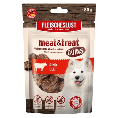Fleischeslust Meat & Treat Coins wołowina 80 g