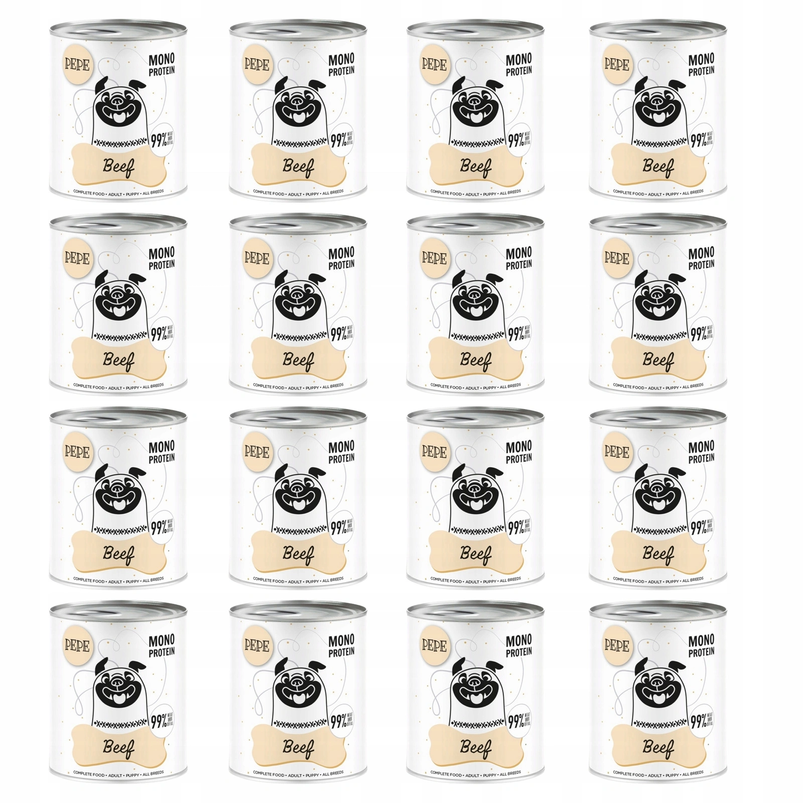 Paka Zwierzaka Pepe wołowina adult 800 g × 18