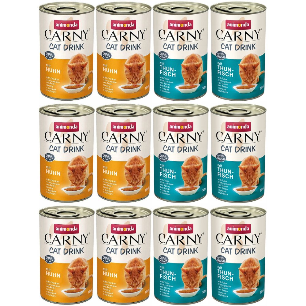 Animonda Carny mix smaków w bulionie 140 g × 12