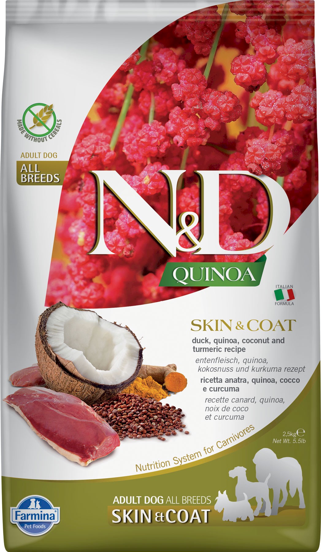 Farmina N&D Quinoa kaczka 2,5 kg