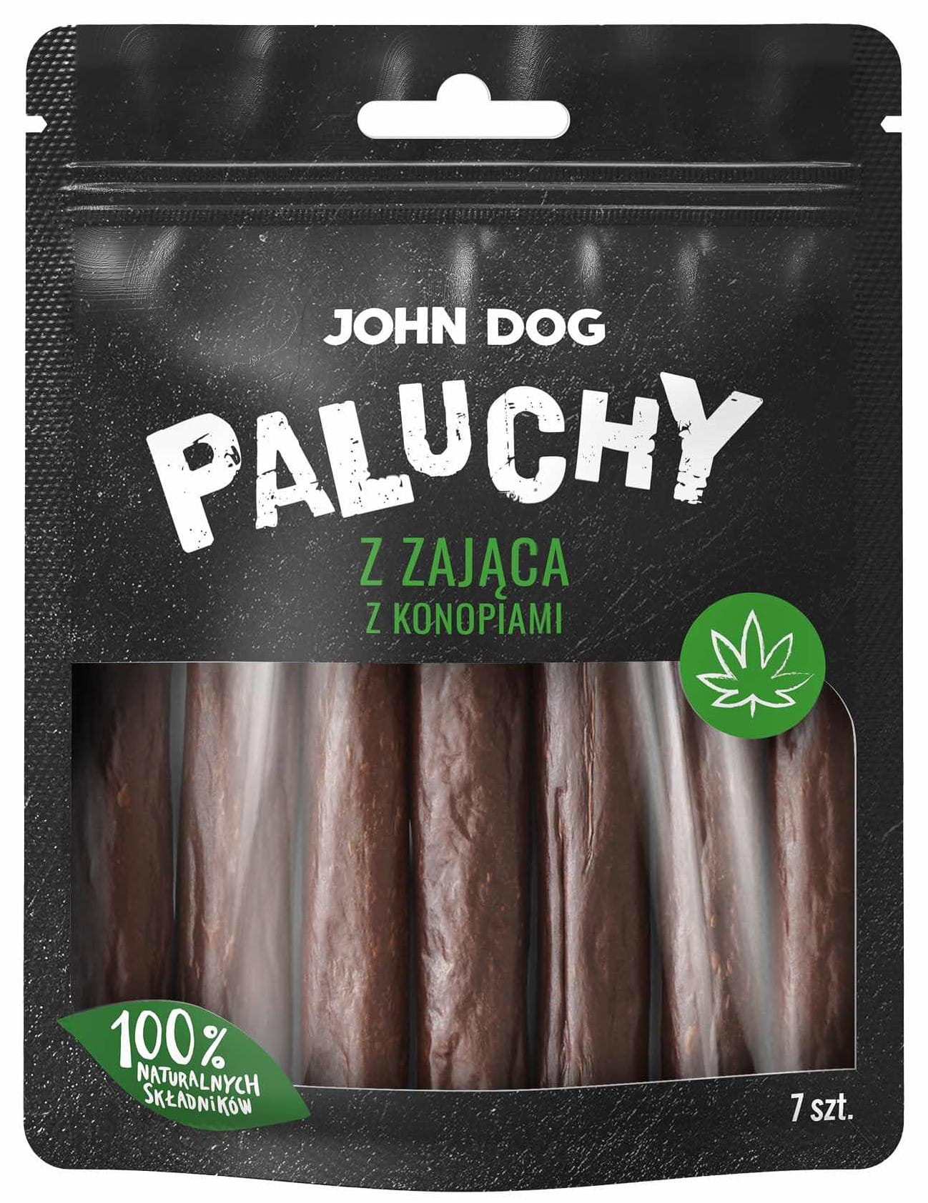 John Dog Paluchy zając 25 g × 7