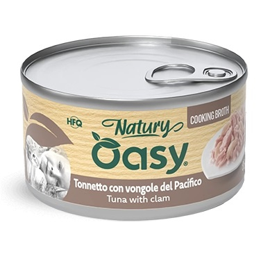Oasy Natury Cooking Broth małże, tuńczyk w bulionie adult 85 g