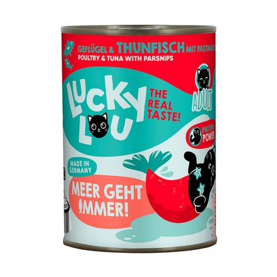 Lucky Lou drób, tuńczyk adult 400 g × 6
