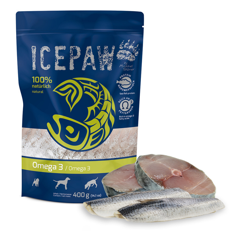 ICEPAW Filet Pure makrela, śledź adult 400 g