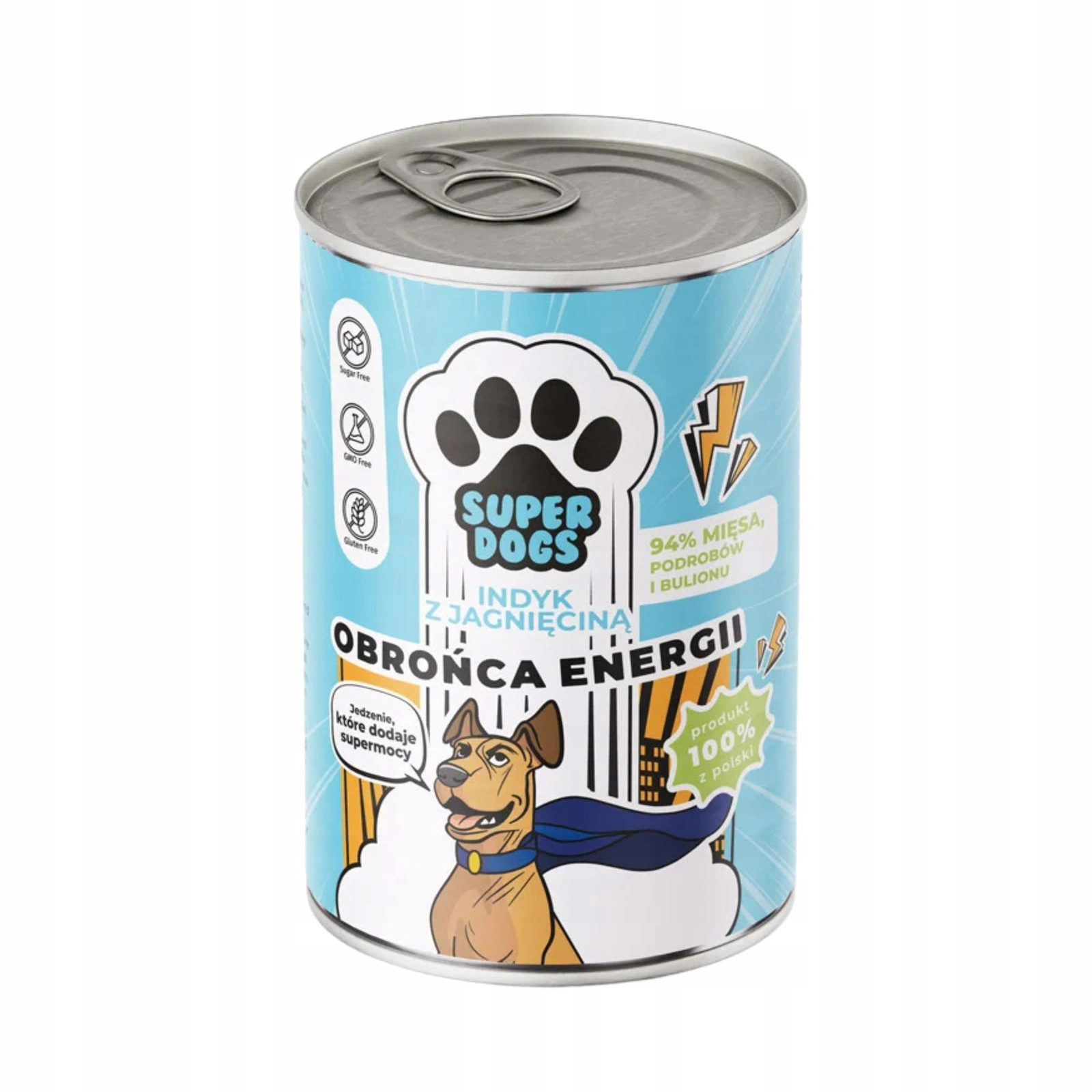 Uniszki Superdogs indyk, jagnięcina 400 g