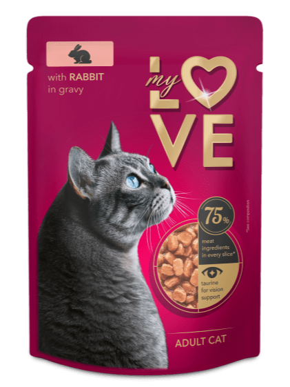 My Love królik w sosie adult 85 g × 24
