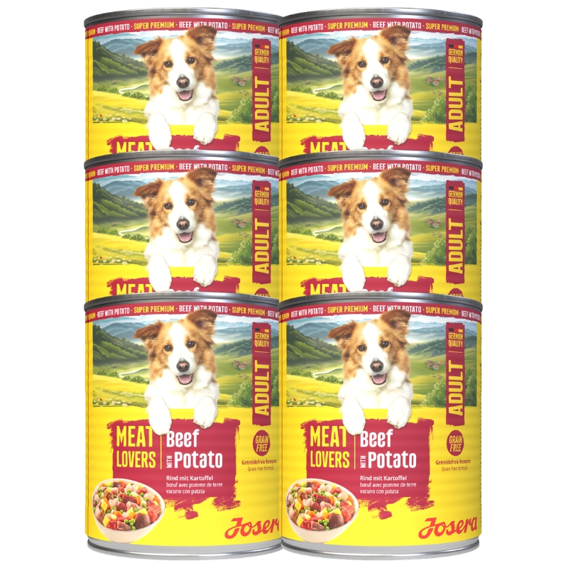 Josera Meat Lovers Menu wołowina 800 g × 6