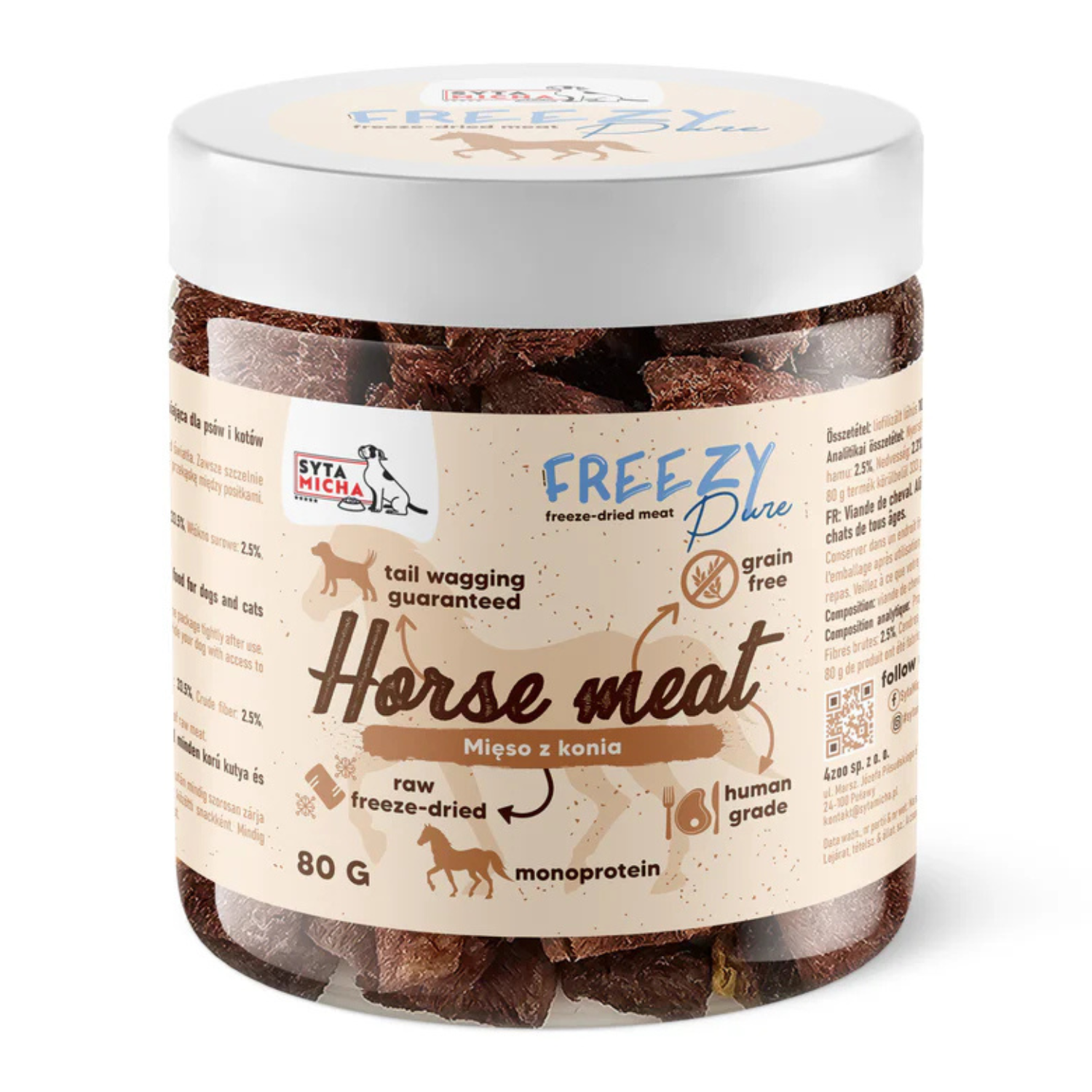 Syta Micha Freezy Pure konina 80 g