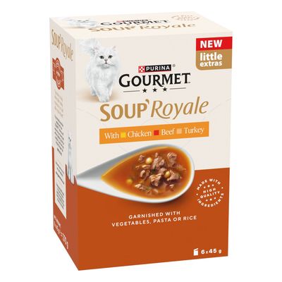 Purina Gourmet mix smaków w sosie adult 45 g × 6