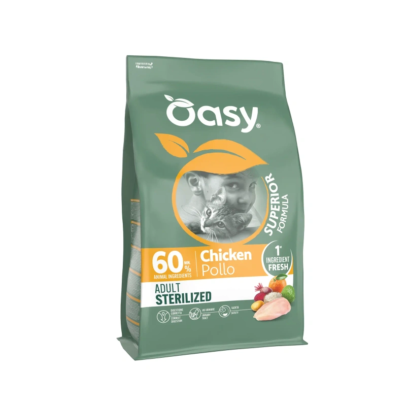 Oasy Superior Sterilised kurczak adult 6 kg