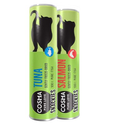 Cosma Original Snackies Indoor mix smaków 15 g × 2