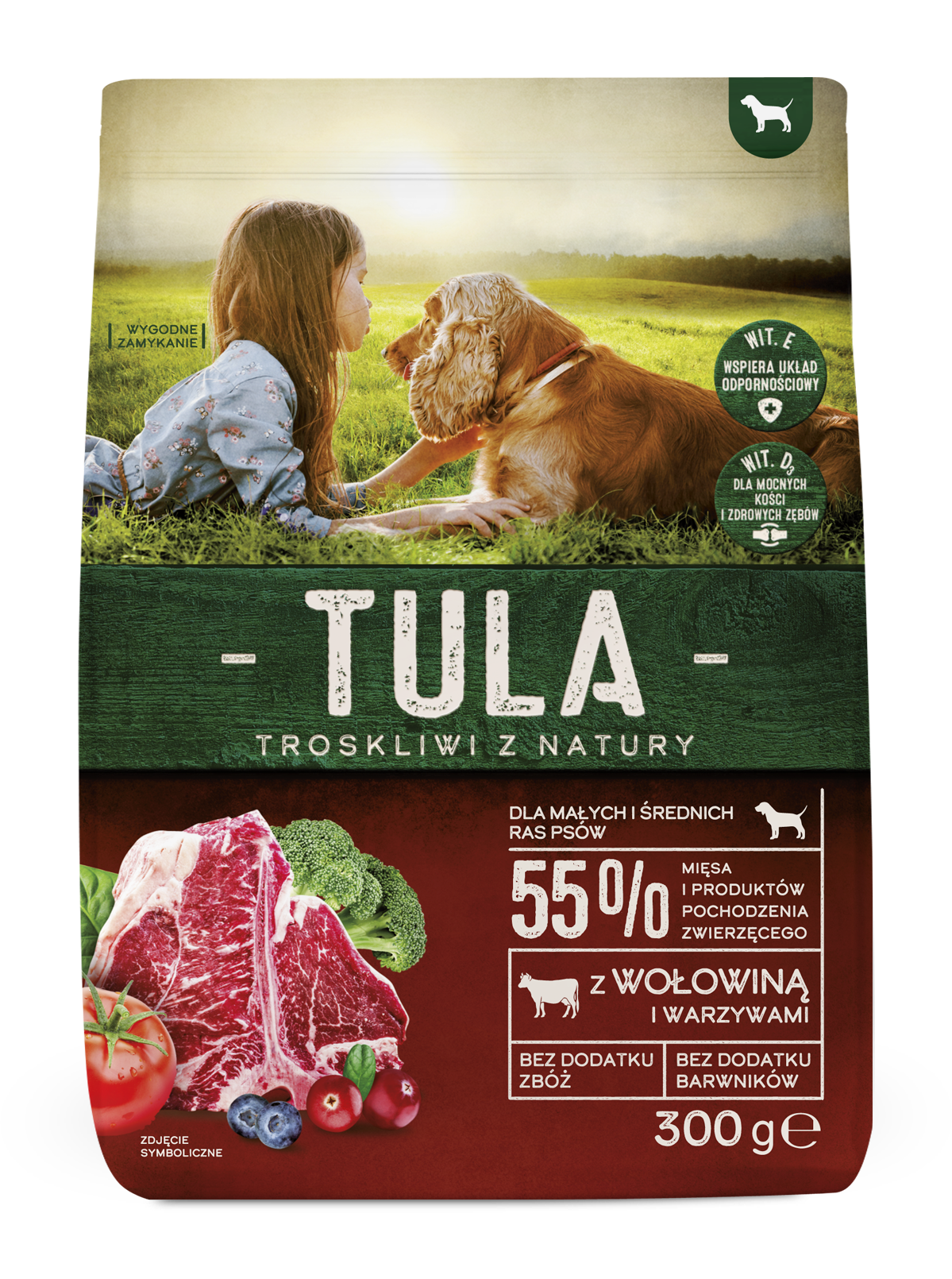 Tula wołowina adult małe rasy 300 g