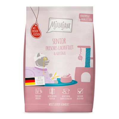 MjAMjAM Knusprige Mahlzeiten drób, łosoś senior 1,5 kg