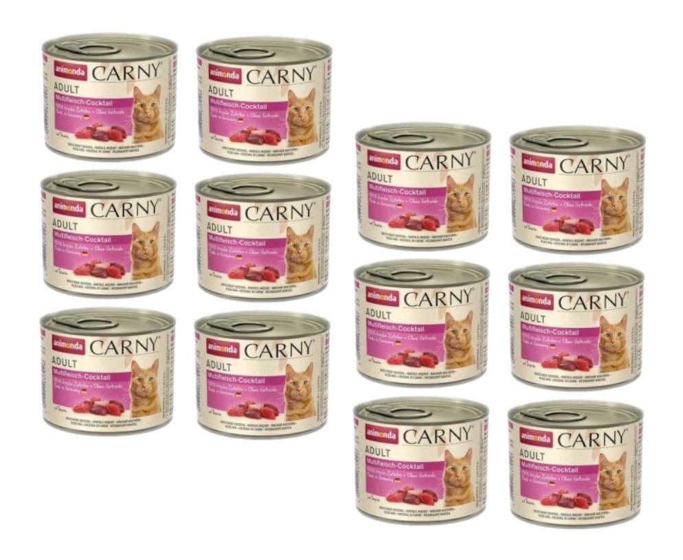 Animonda Carny dziczyzna, kurczak, wołowina pasztet adult 200 g × 12