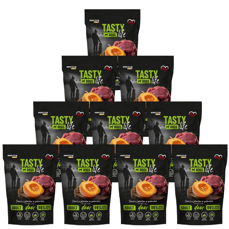 BioFeed Tasty Life jeleń adult 150 g × 10