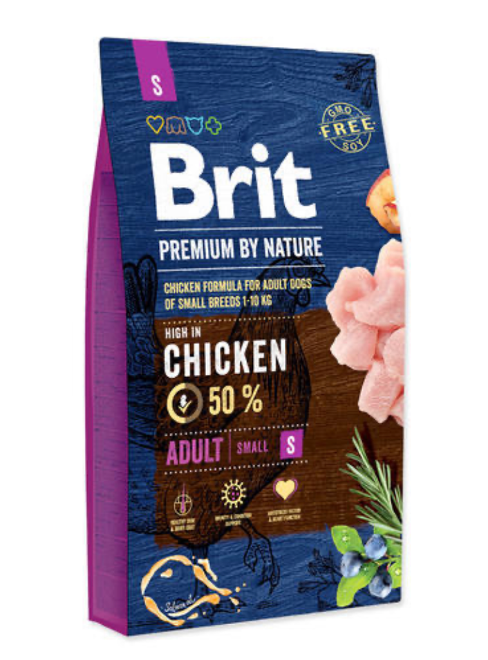 Brit By Nature kurczak adult małe rasy 1 kg