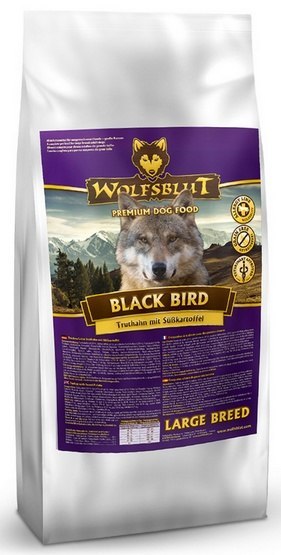 Wolfsblut Black Bird indyk z batatem adult duże rasy 12,5 kg