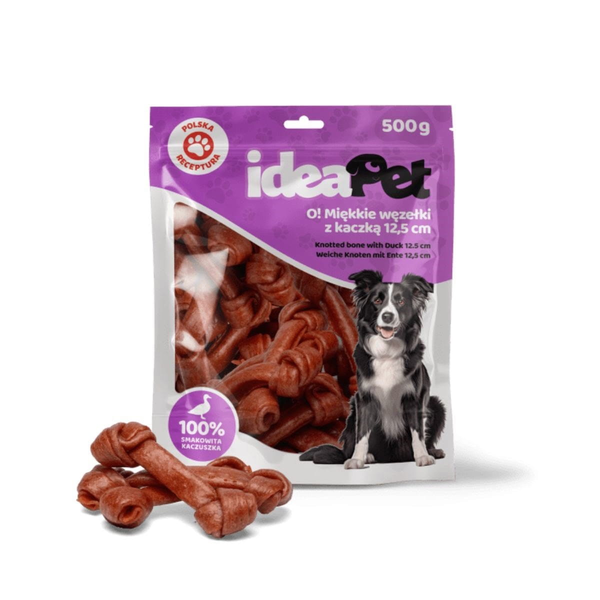 IdeaPet O! miękkie węzełki z kaczką maxi 500 g