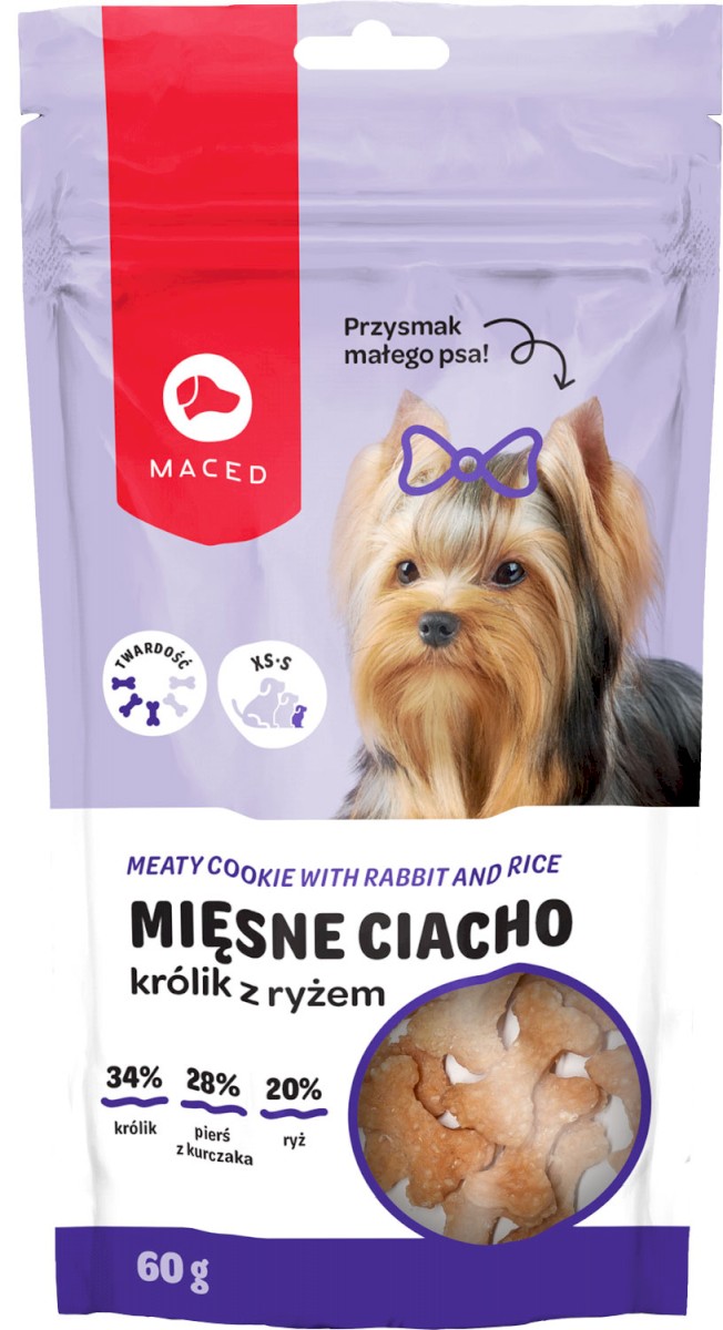Maced Mięsne Ciacho królik z ryżem 60 g