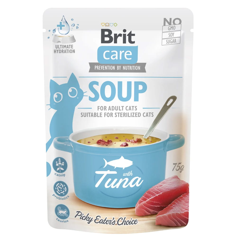 Brit Care Sterilised tuńczyk w bulionie adult 75 g