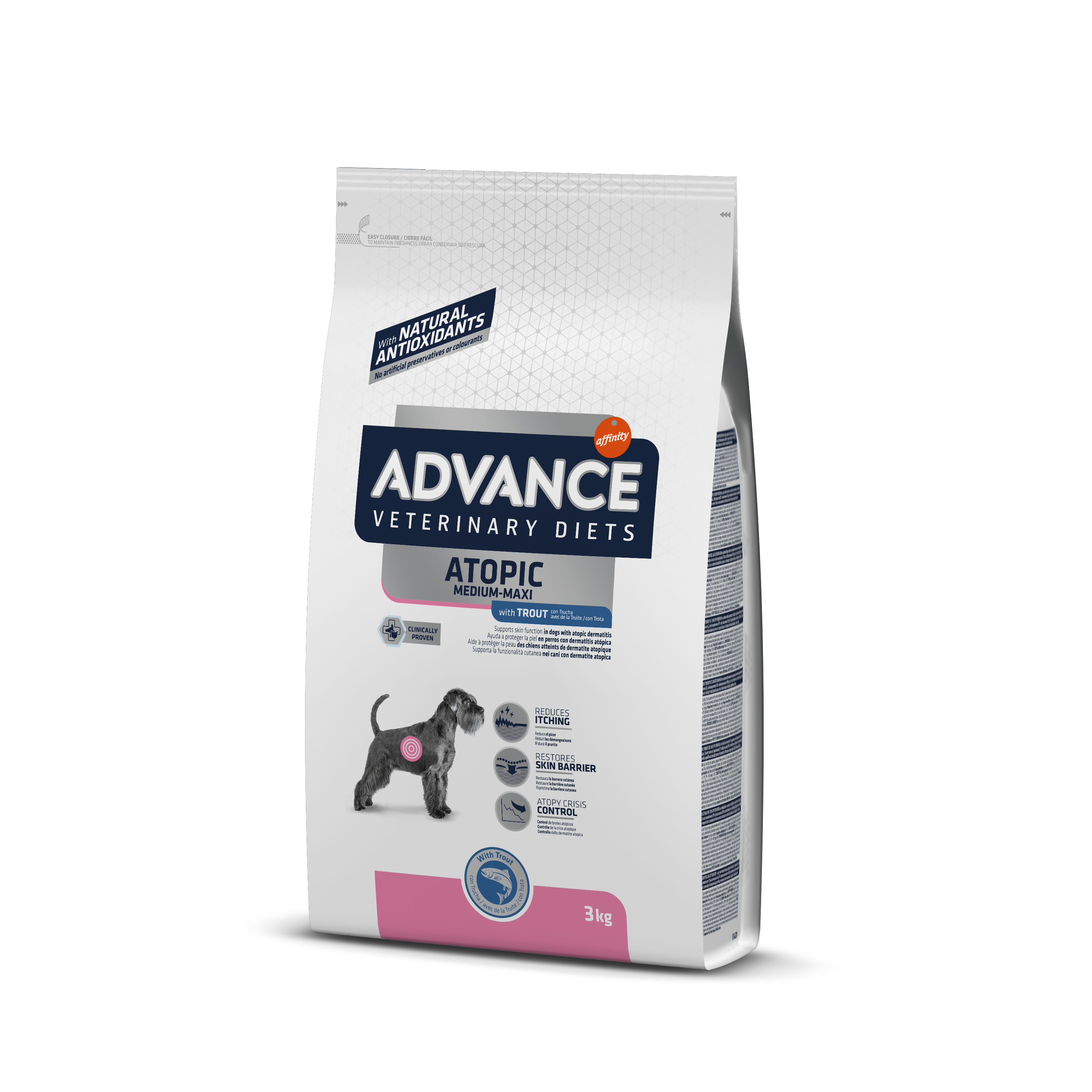 Advance Veterinary Diets Atopic pstrąg adult 3 kg