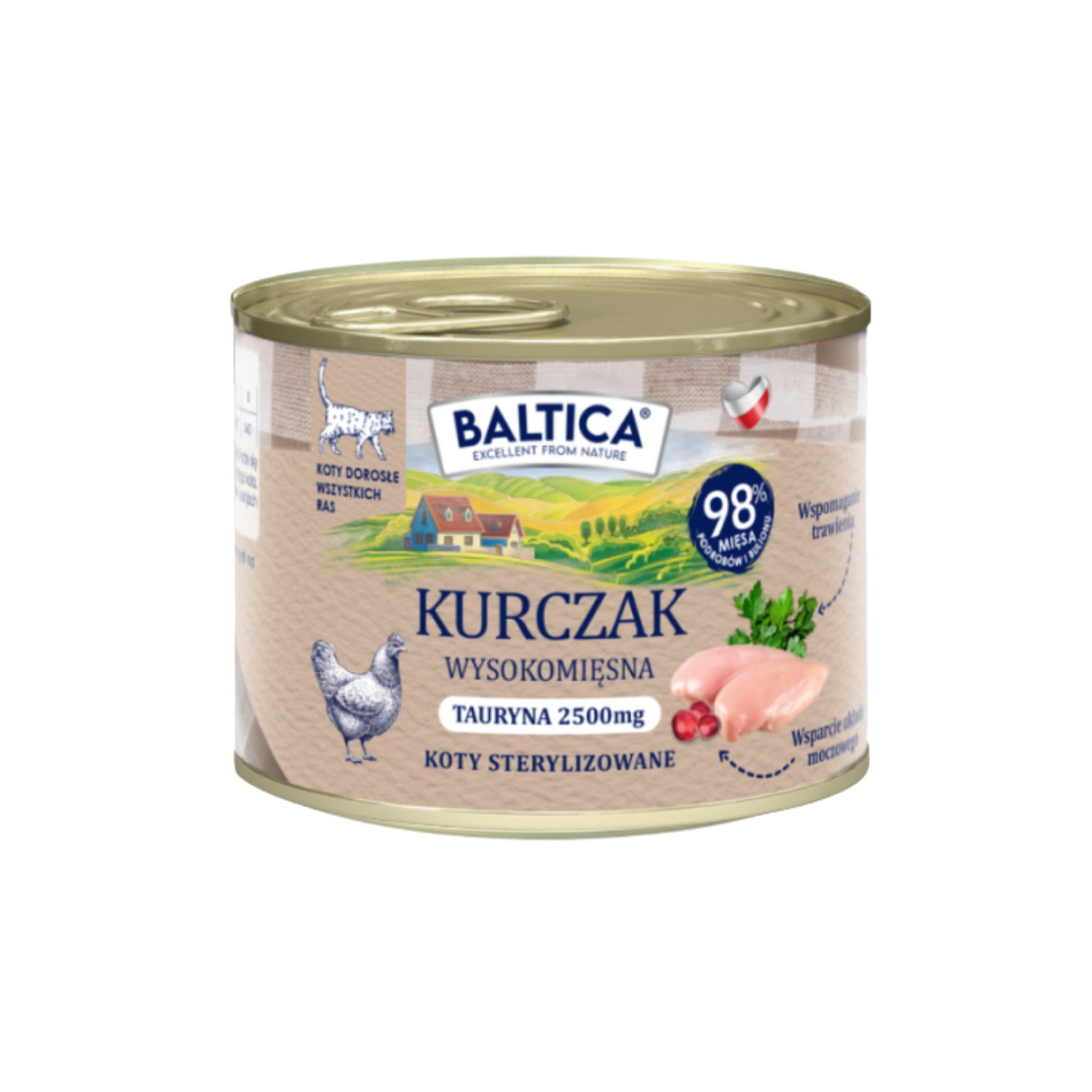 Baltica Smaki Regionów kurczak adult 185 g