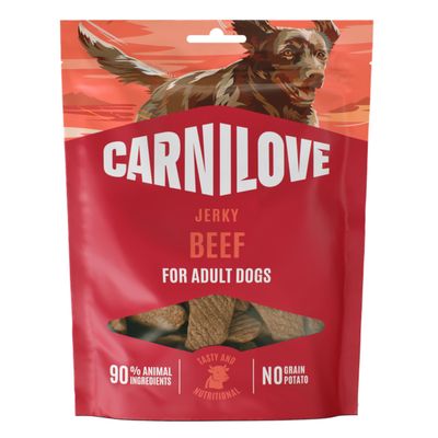 Carnilove Dog Jerky Snack wołowina adult 100 g × 2