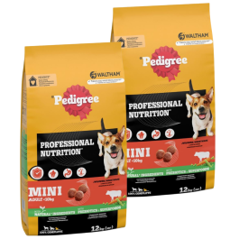Pedigree Professional Nutrition wołowina adult małe rasy 12 kg × 2