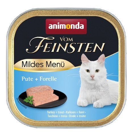 Animonda vom Feinsten Mildes Menu indyk, pstrąg 100 g