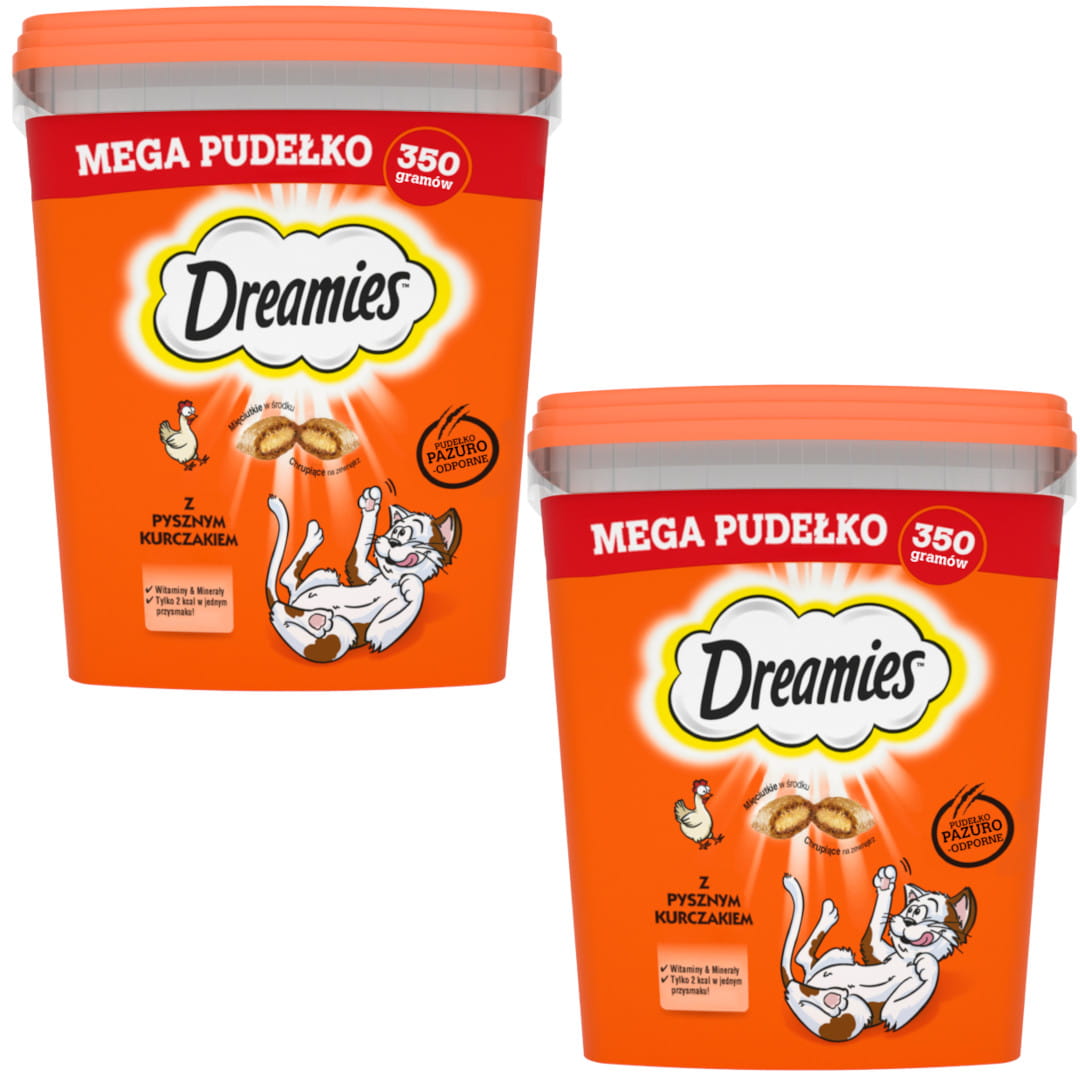 Dreamies kurczak 350 g × 2