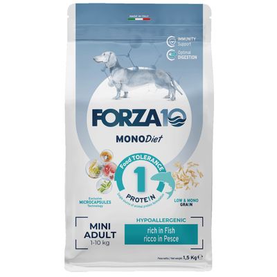 Forza10 Mini MonoDiet ryba małe rasy 1,5 kg