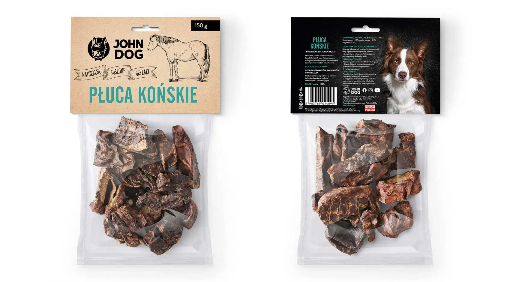 John Dog Gryzaki Naturalne konina 150 g