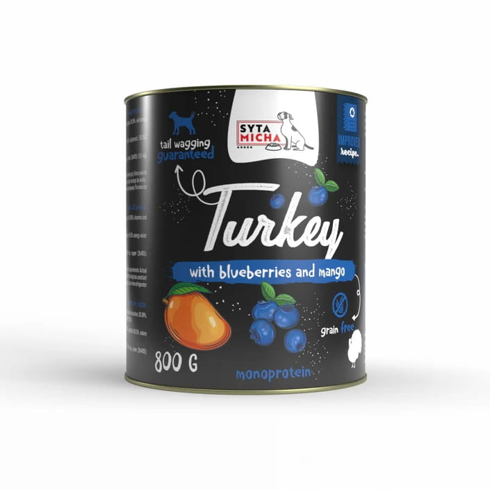 Syta Micha Classic indyk z mango adult 800 g