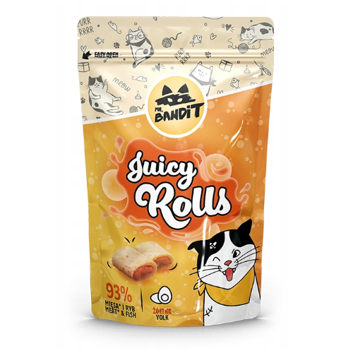 Mr. Bandit Juicy Rolls z żółtkiem 40 g