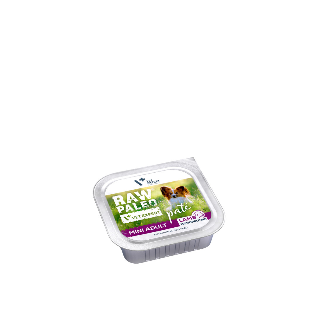 VetExpert Raw Paleo jagnięcina adult małe rasy 150 g