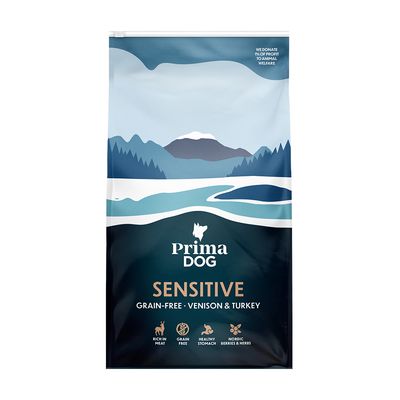 PrimaDog Sensitive indyk, jeleń adult 10 kg