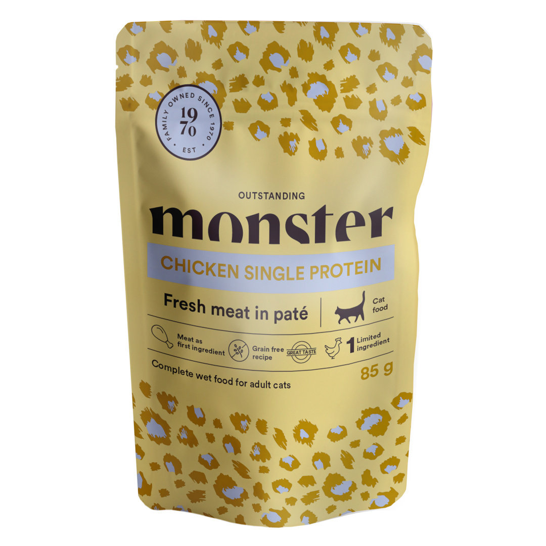 Monster kurczak w bulionie adult 85 g