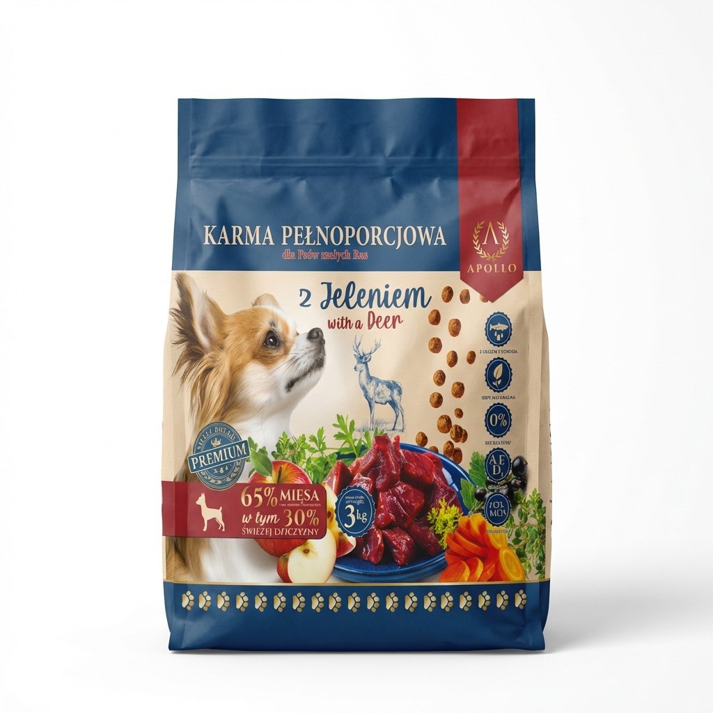 Apollo jeleń adult małe rasy 3 kg