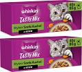 Whiskas Tasty Mix mix smaków w sosie adult 85 g × 80