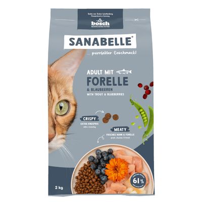 Sanabelle Mobility Skin & Coat pstrąg adult 2 kg
