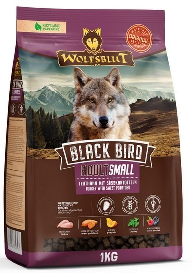 Wolfsblut Black Bird indyk adult małe rasy 1 kg