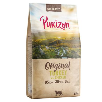 Purizon Sterilised indyk, kurczak adult 6,5 kg × 2