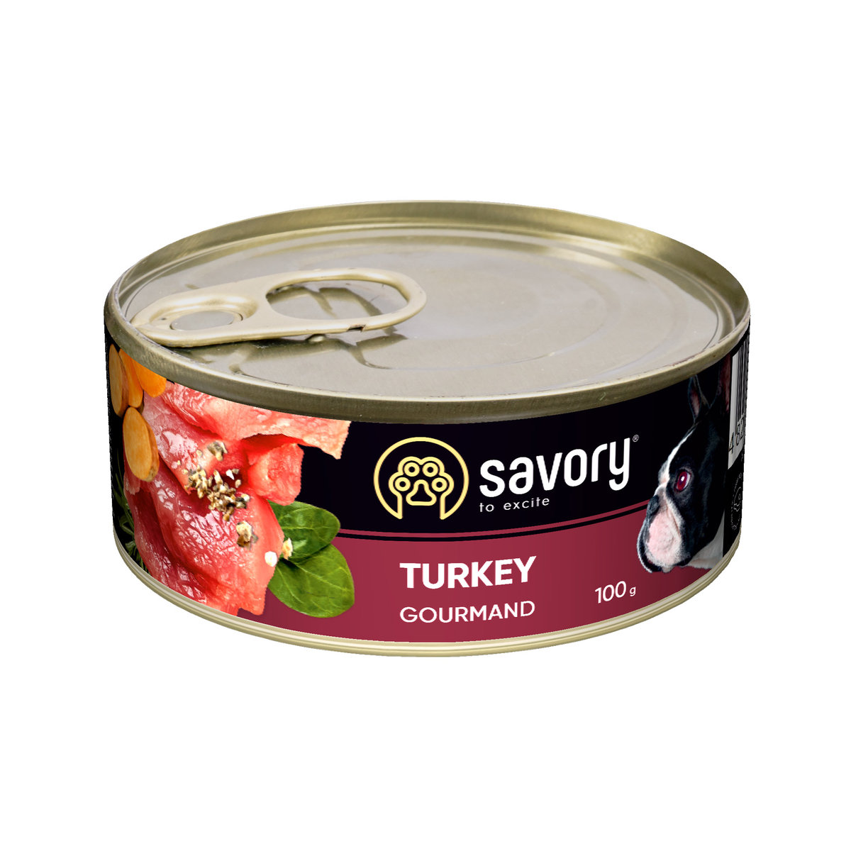 Savory indyk z batatem, grochem adult 100 g × 6