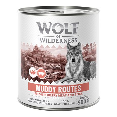 Wolf of Wilderness Expedition drób, wieprzowina senior 800 g × 6