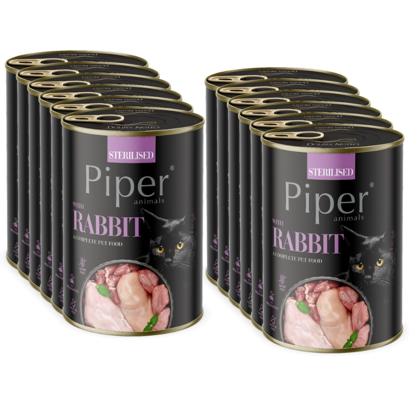 Dolina Noteci Piper Sterilised królik adult 400 g × 12